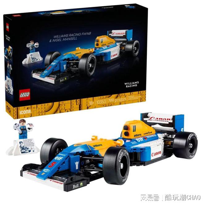 53威廉姆斯车队FW14B与尼格尔·曼塞尔AYX爱游戏APP赛车迷必看：乐高103(图1)